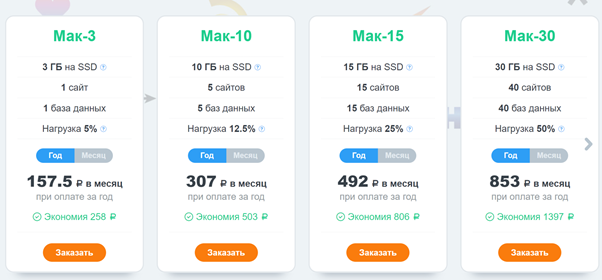 Тарифы Макхоста