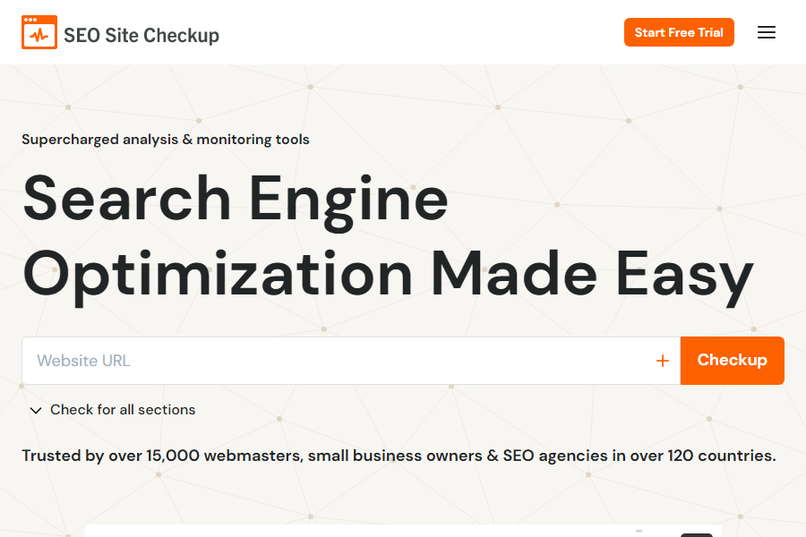 Сервис “SEO Site Checkup”