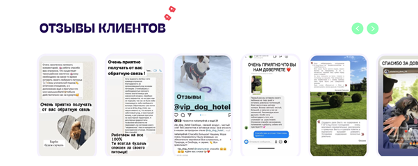 Отзывы на сайте гостиницы для животных