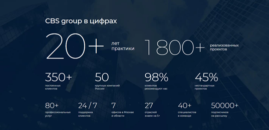 Так свои преимущества CBS group — https://cbscg.ru/informaciya-o-kompaniye