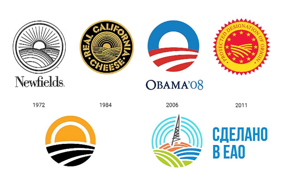 Использование в графическом дизайне определённых форм и образов