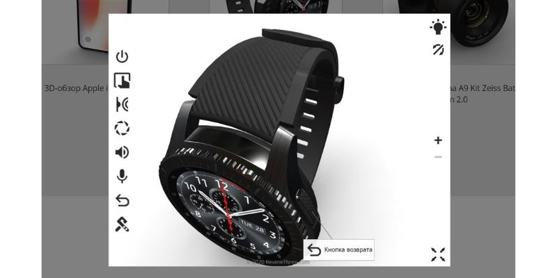 3D-обзор Samsung Gear S3 frontier