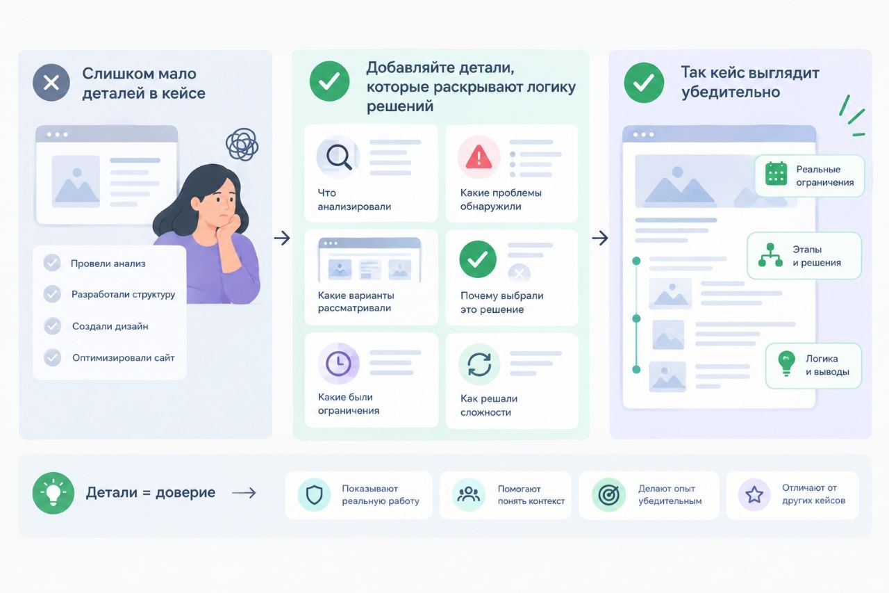 Как детали и логика решений делают кейс убедительнее