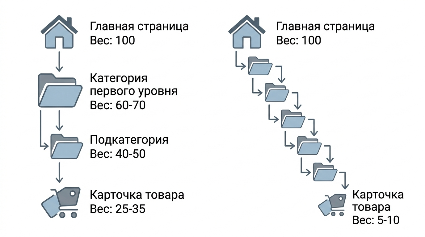Схема передачи ссылочного веса (сгенерировано Gemini).png