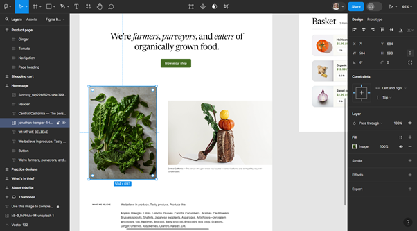 У пользователя, который только начал работать в Figma, есть возможность потренироваться на макете-примере. Источник: https://www.figma.com/ 