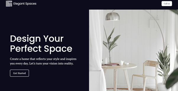 Сайт, сгенерированный с помощью Durable. Источник: https://app.durable.co