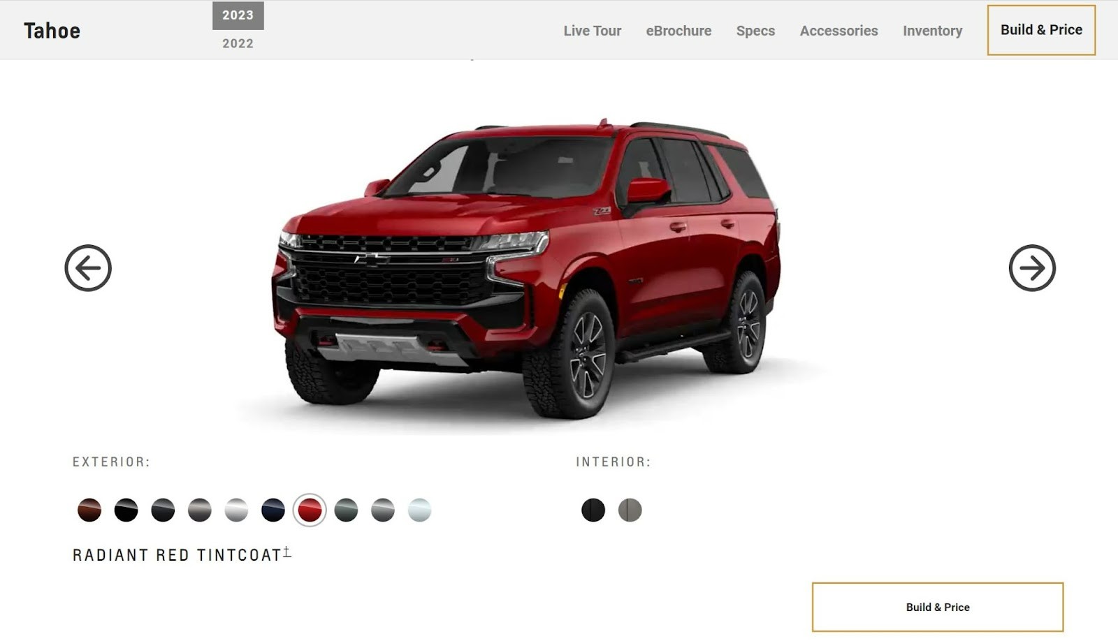 Промо-сайт компании Chevrolet