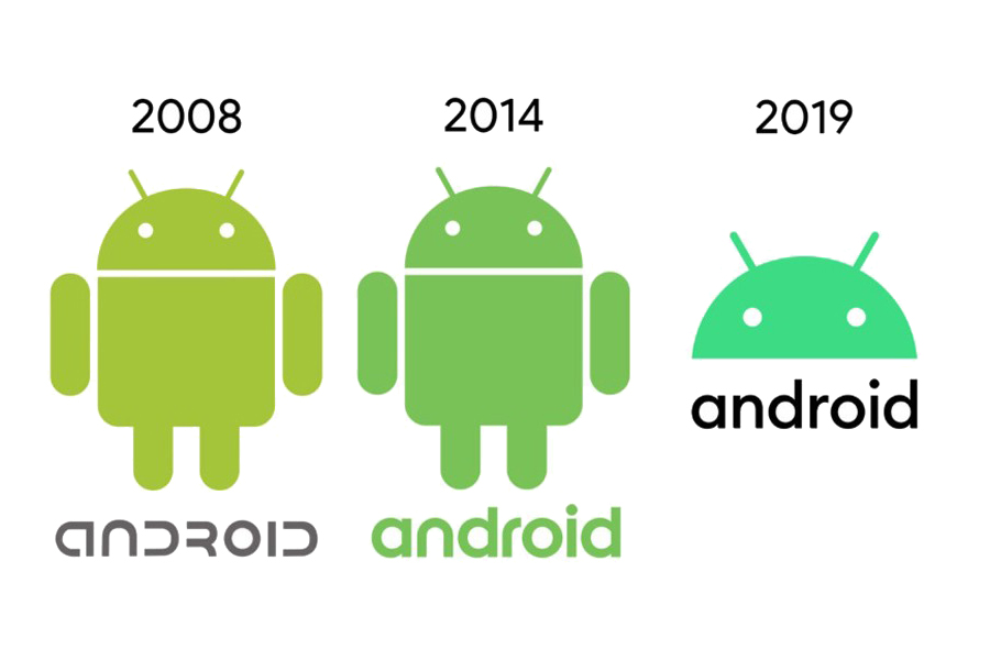 Эволюция логотипа Android