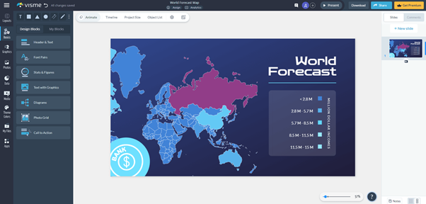 Пример на сайте https://www.visme.co/
