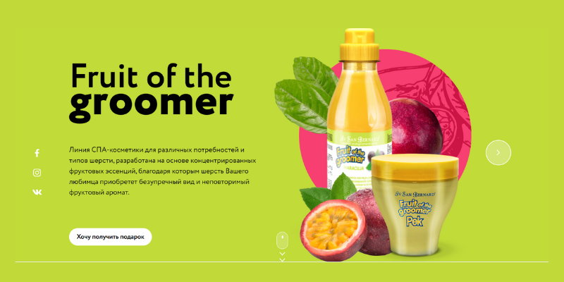 Пример изображения на главной странице 